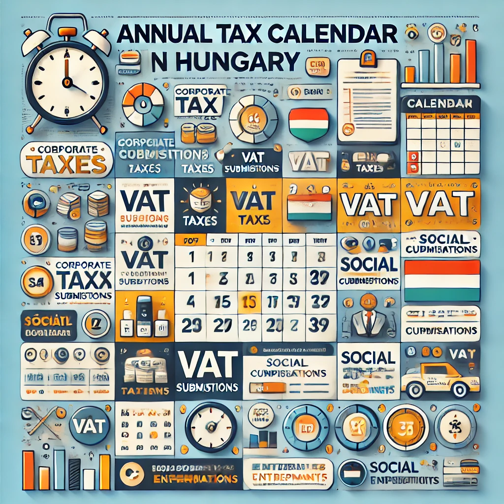 Les obligations fiscales pour les entreprises domiciliées en Hongrie
