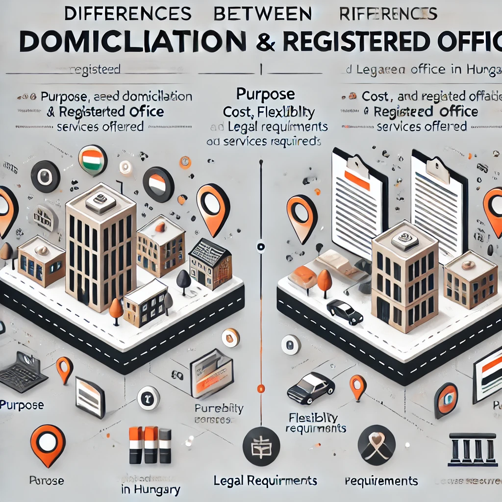 Les différences entre domiciliation et siège social en Hongrie