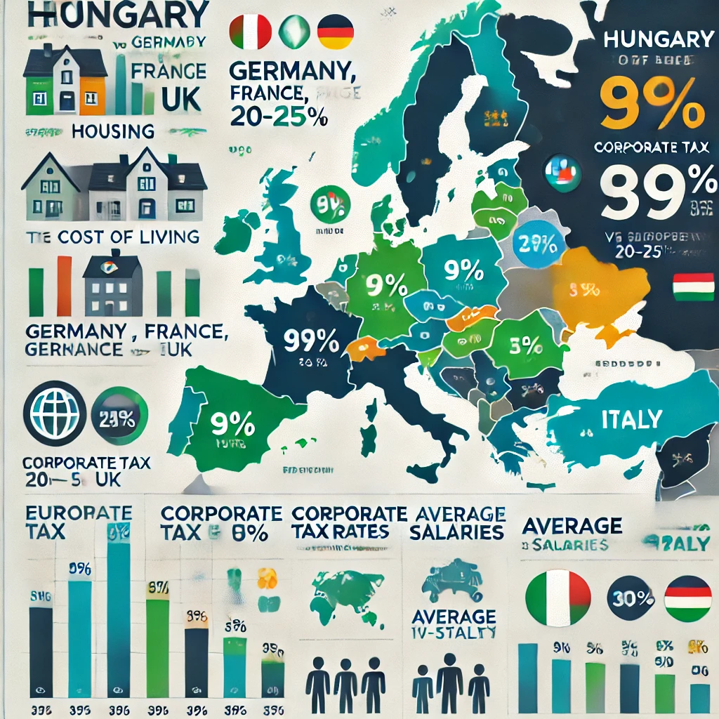 Coût de la vie et coût des affaires en Hongrie